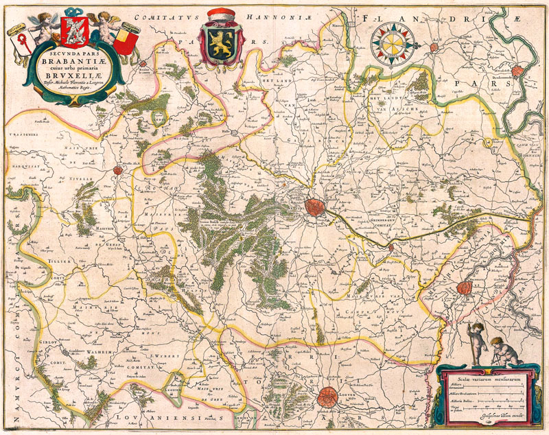 Brabantia Bruxelle 1645 Blaeu